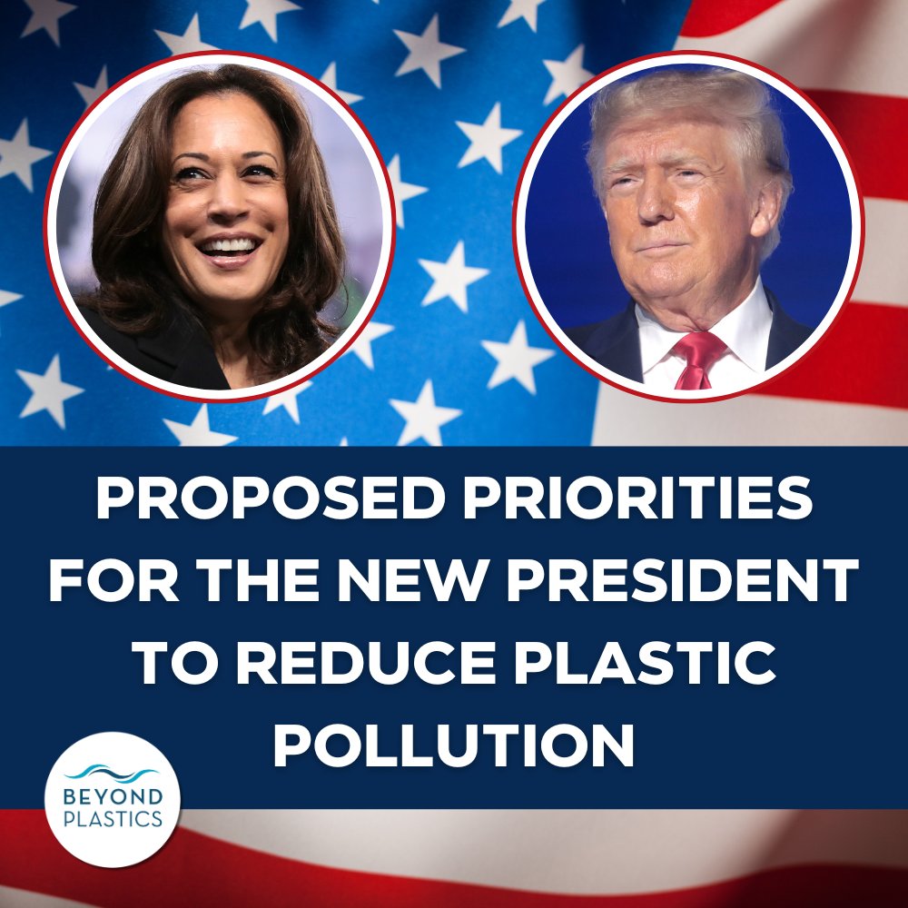 PlasticsBeyond's tweet image. BREAKING: Beyond Plastics released 27 policy recommendations for the new president to prioritize when they take office in January. This is what America needs to reverse course on plastic pollution. We hope future POTUS is up for the challenge. shorturl.at/znnEb