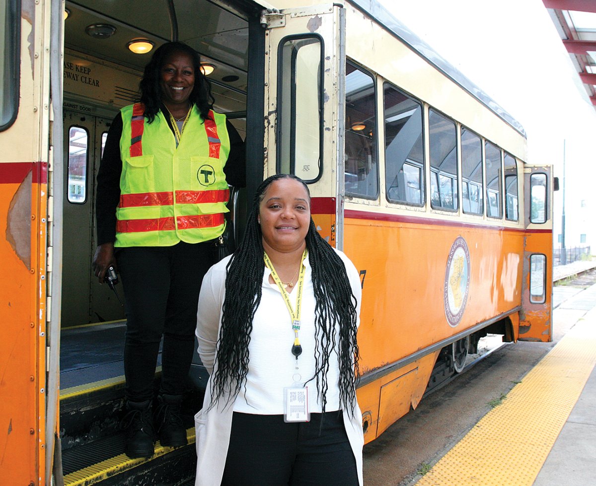 “...growing up here... it increases accountability and ownership ... if something happens, I know it could be my grandmother or my brother or my mother that is on that train. I bring that perspective to the position.” - Alicia Gomes📸 Seth Daniel <a href="/DotNews/">Dorchester Reporter</a> 
dotnews.com/2024/dot-s-ali…