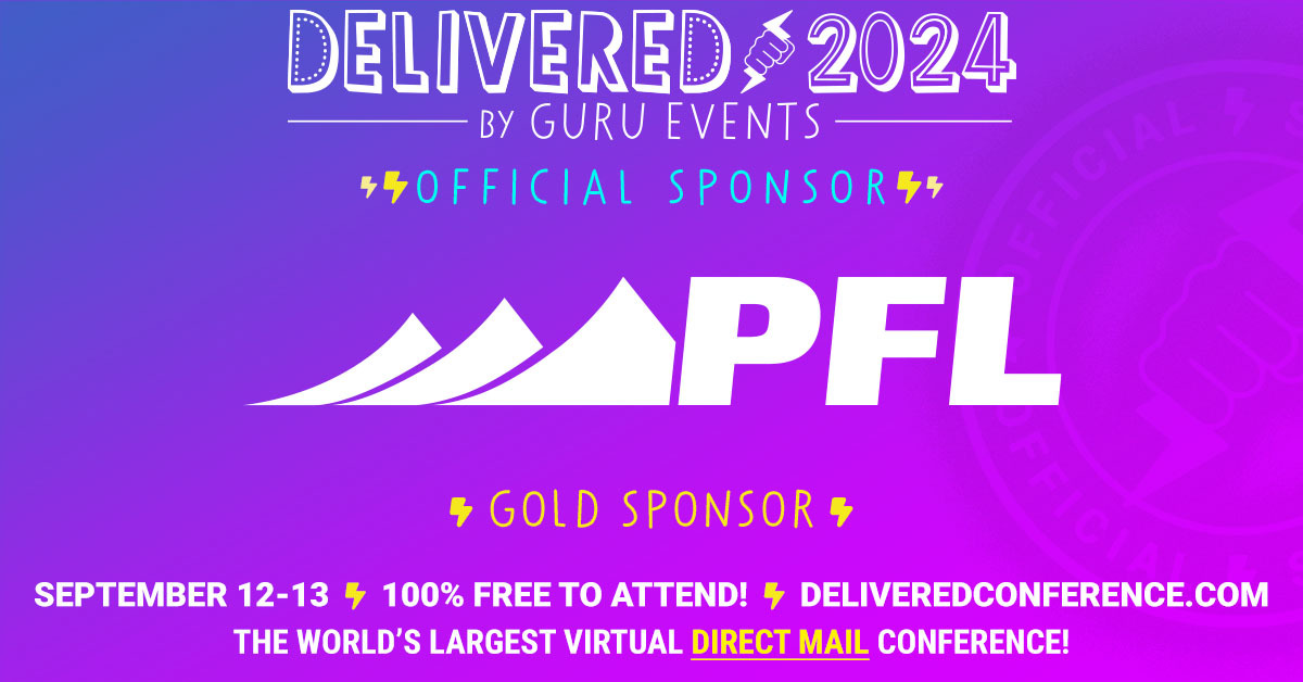 PFL is sponsoring the DELIVERED Conference -  Sept. 12-13!

Join PFL’s Jennifer Bellin and Avidia Bank’s Janel Maysonet for our session on the Sept. 12.

Register here: bit.ly/4dZ9LrJ

#DELIVEREDConference #PFL #DirectMail