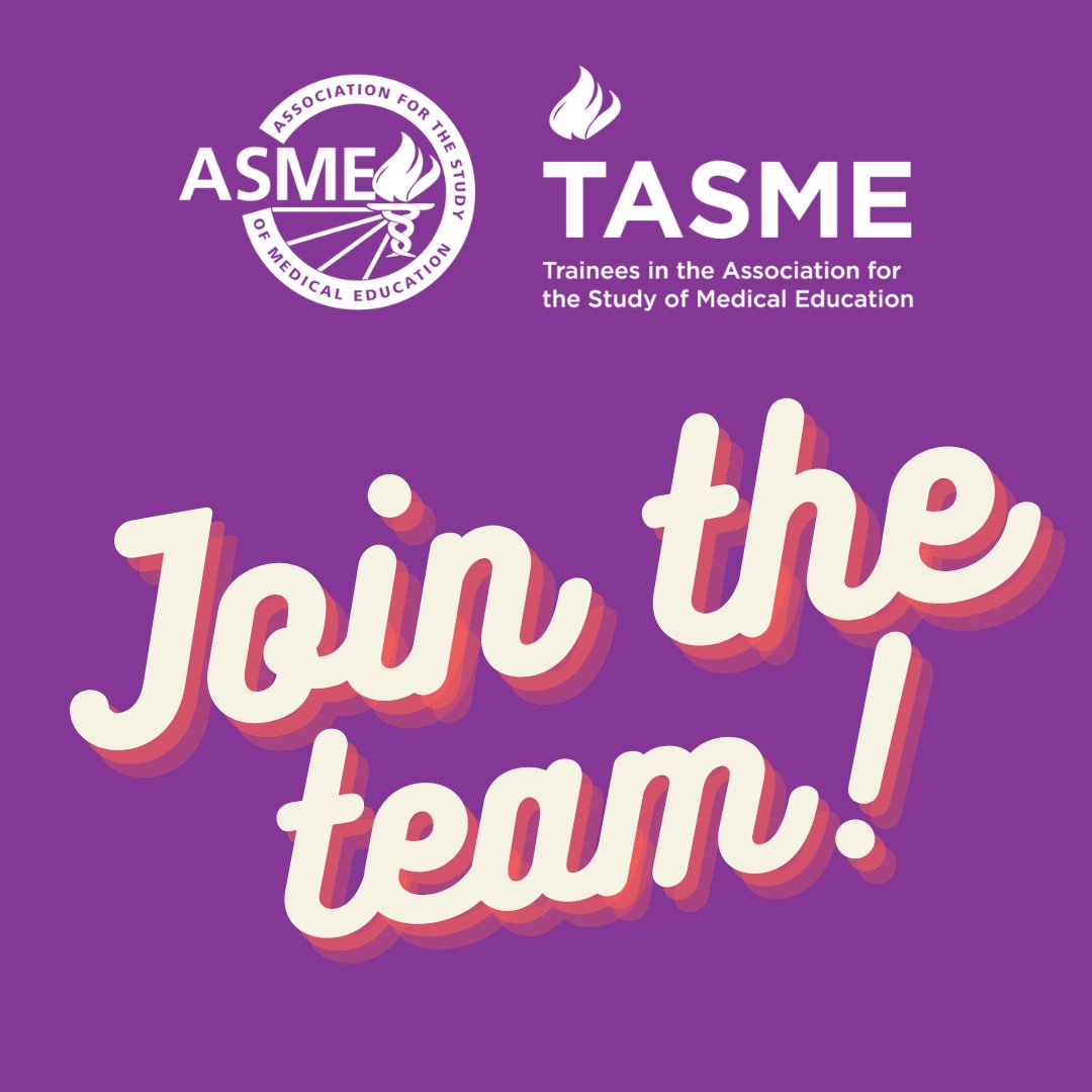 📢TASME has some vacancies on their Committee! So many great benefits of joining this incredible team 🤩! Full info and how to apply here 👉asme.link/TASMECommittee… deadline 9th Sept📆 so don't delay, apply today! 📩 
#MedEd <a href="/tasme_uk/">TASME UK</a> <a href="/annieloulou/">Annie Noble-Denny 💖🌈🇺🇦</a> <a href="/Megan_EL_Brown/">Megan Brown</a> <a href="/gabs_finn/">Prof. Gabrielle Finn</a>