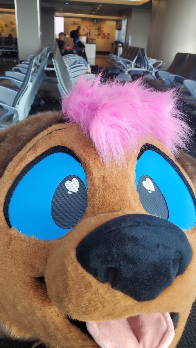 Sittin' around waiting  for my flight to Orlando, is anyone going to be at Megaplex? 🐶