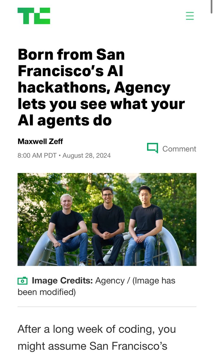 AtomSilverman's tweet image. Excited to share that Agency AI from the team behind @AgentOpsAI has secured $2.6M in funding from @645ventures, @AforeVC, @bentossell & a few incredible angels.
We've personally built and reviewed hundreds of AI agents and are excited to continue helping startups and fortune…