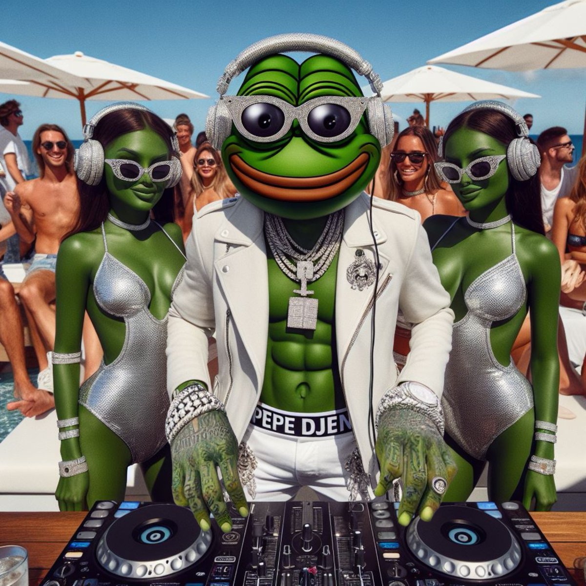 <a href="/MonstersCoins/">The Crypto Monster 🍪🍪</a> Yesterday, today and tomorrow filling my #moonbags with $Dj aka <a href="/pepedjen/">PEPE DJEN</a> 🤘🐸🎧
It's a solid #CryptoGems which will make it #ToTheMoon 🚀🌕💰