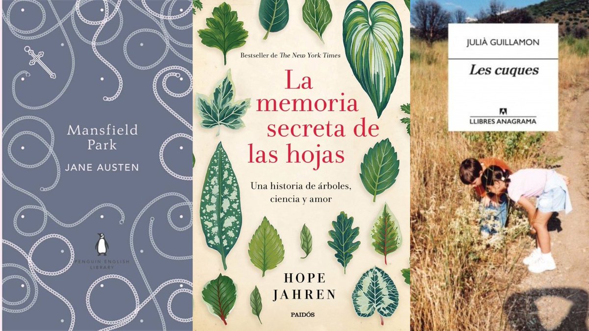 Les meves lectures d'estiu del 2024, #llibres escrits per #JaneAusten, #HopeJahren i #JuliàGuillamon respectivament, amb el denominador comú de la veu de la natura.
Més lectures m'esperen, per exemple, a #TaifaLlibres, per mencionar només una de les #llibreries de #Barcelona