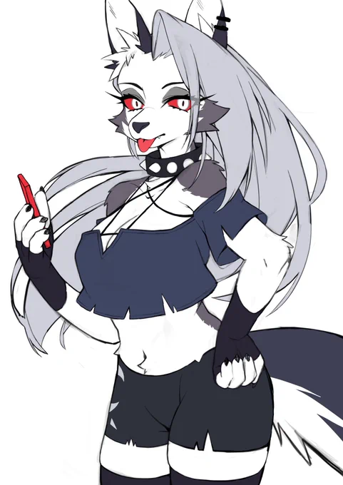 Loona良いですね…HELLUVA BOSS一気見して描き描き…… 