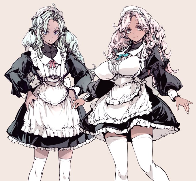 次回のメイド姉妹漫画 