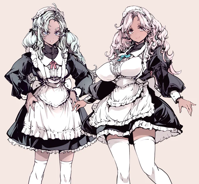 次回のメイド姉妹漫画 