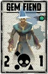 Today's #Inscryption card is: The Gem Fiend.