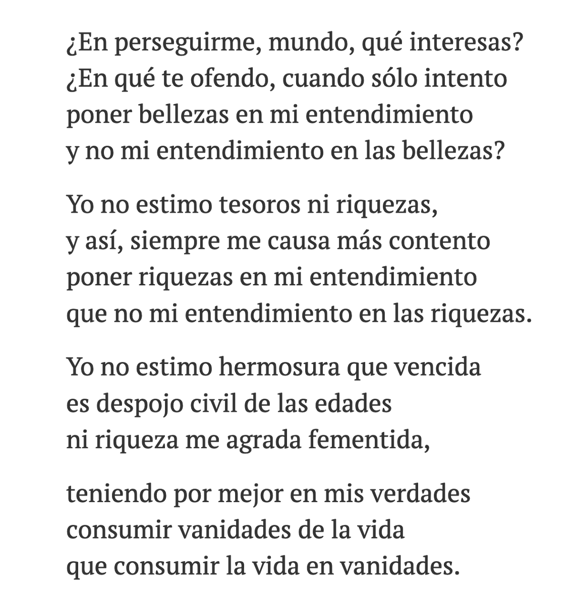 literlandweb1's tweet photo. Un poema de Sor Juana Inés de la Cruz escrito hace cuatro siglos, de plena vigencia y belleza. https://t.co/JNWzlxOX9r
