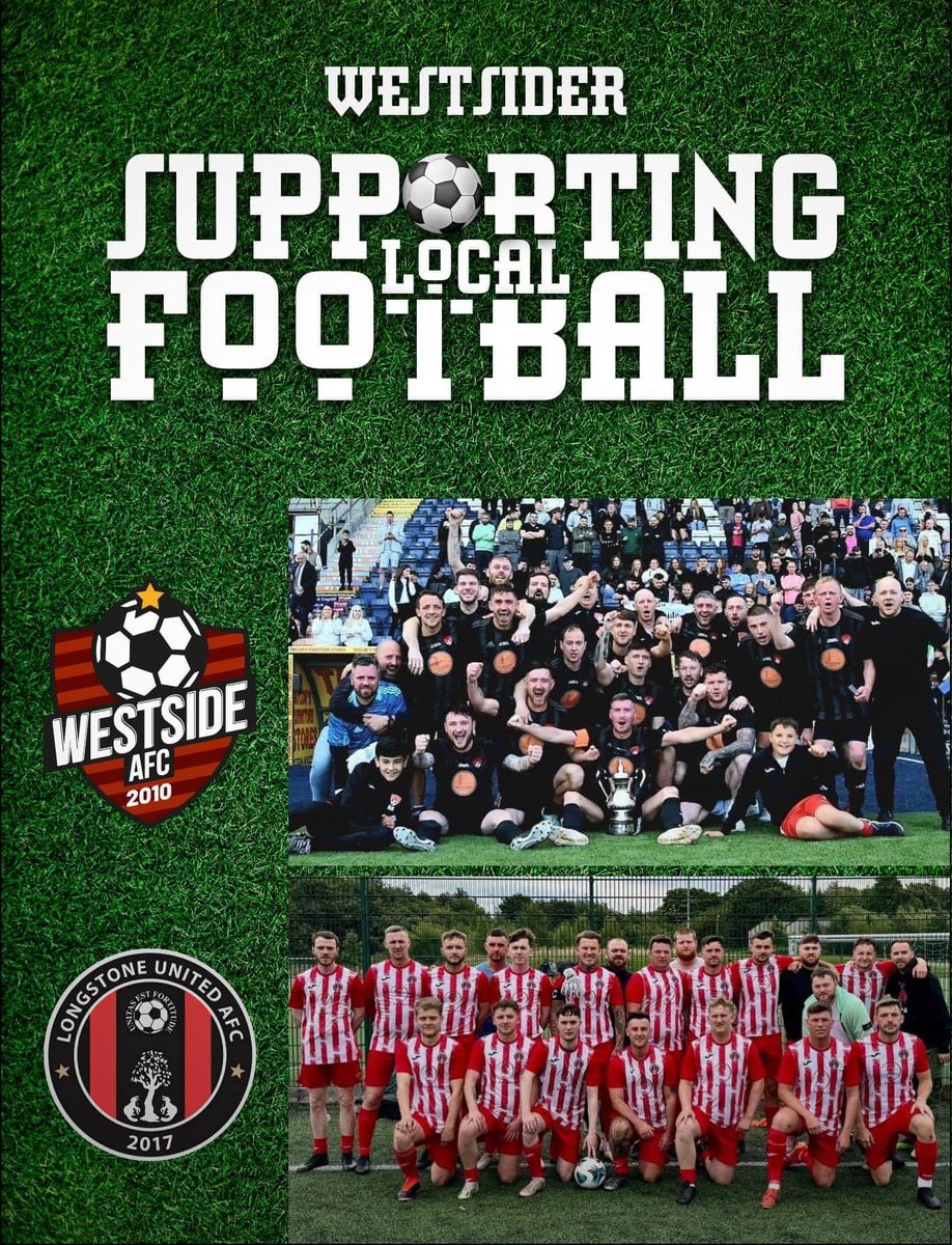 The Westsider (@westsideredin) on Twitter photo This season we’ll be continuing our long relationship with Sunday amateur Scottish champions <a href="/Westside_AFC/">WestsideAfc</a> in sponsorship for the season🤝🏻
We’re also really excited to welcome our friends at <a href="/Longstone_Utd/">Longstone United</a> in their first season back in the Sunday league.
🤝🏻⚽️ This season we’ll be continuing our long relationship with Sunday amateur Scottish champions <a href="/Westside_AFC/">WestsideAfc</a> in sponsorship for the season🤝🏻
We’re also really excited to welcome our friends at <a href="/Longstone_Utd/">Longstone United</a> in their first season back in the Sunday league.
🤝🏻⚽️