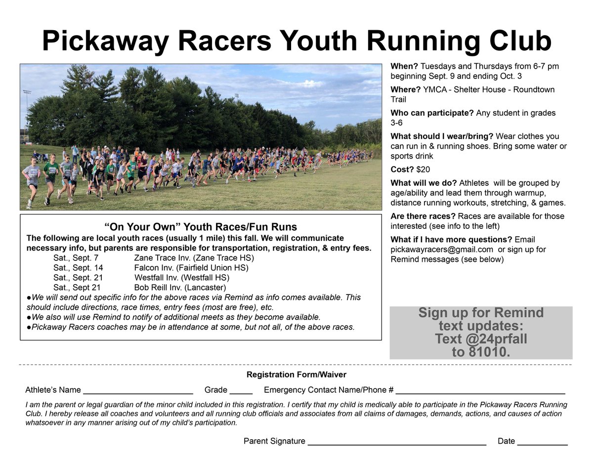 Check out this running opportunity for grades 3-6.
<a href="/CirclevilleCity/">Circleville City Schools</a> <a href="/circlevillecms/">Circleville Middle School</a> <a href="/CESTigerPride/">Circleville ES</a>