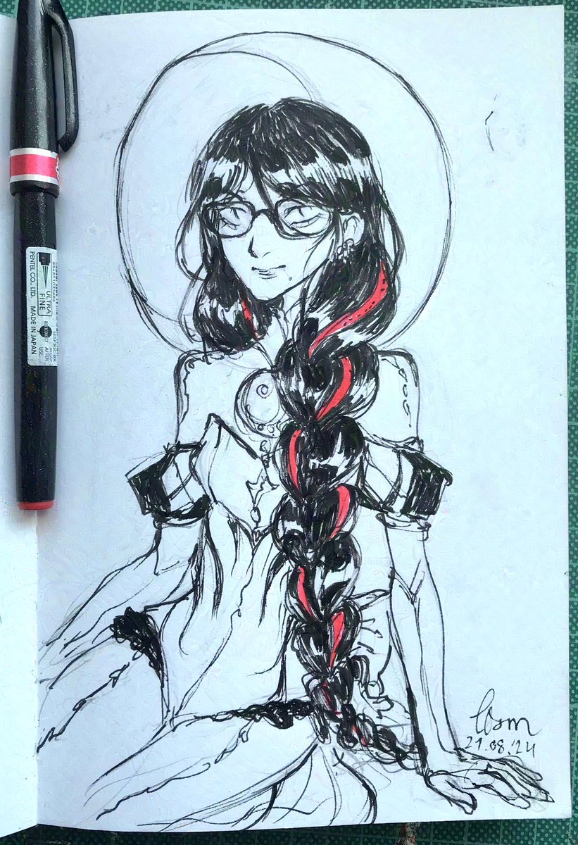 1cottn1's tweet photo. Bayo sketch🖤
kinda improvised on her outfit, just doodled something I thought might fit her ~
#Bayonetta #sketch #bayonettafanart https://t.co/SQNf8nwQqa