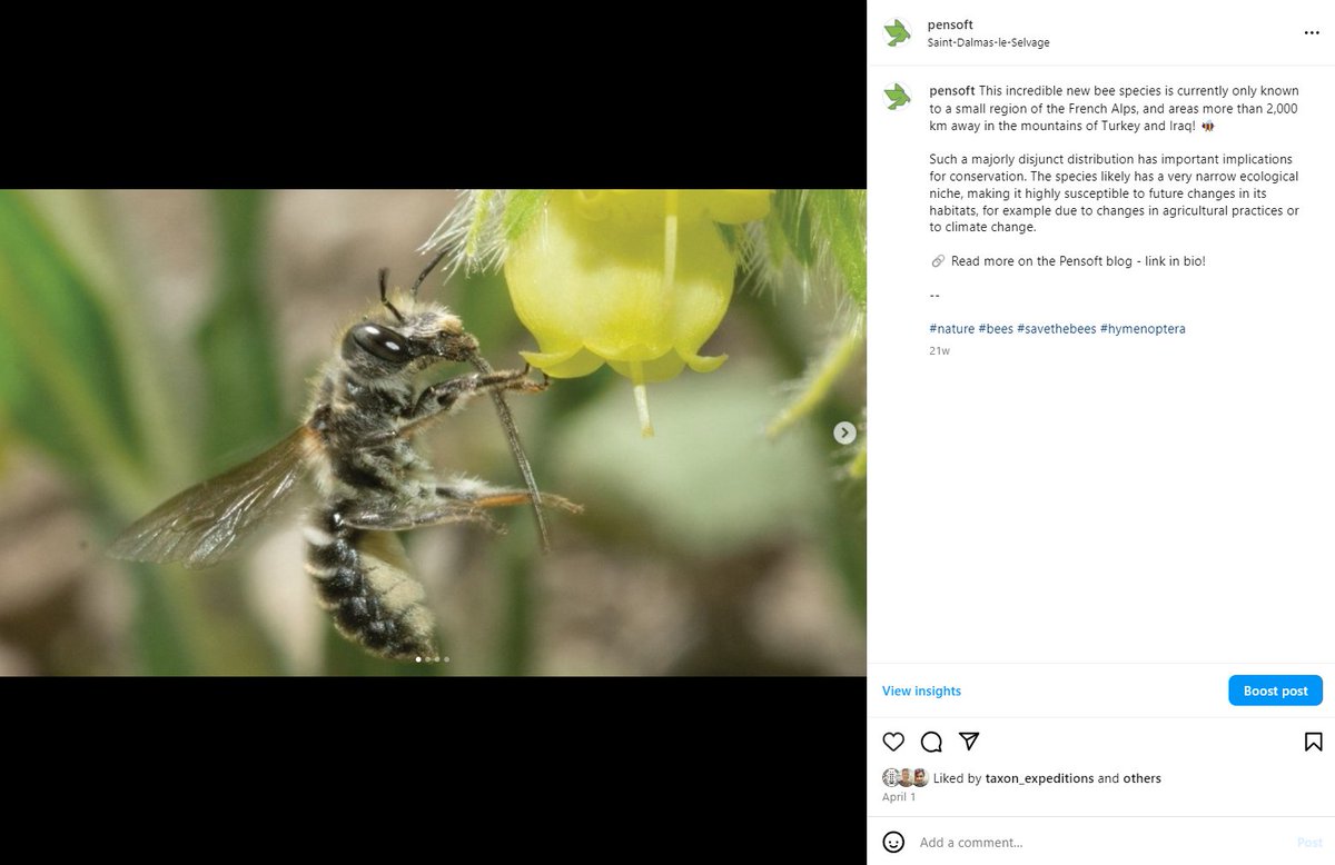 AlpineEnto's tweet photo. Find studies from our journal on the @Pensoft Instagram page! https://t.co/g91YtaJIQT