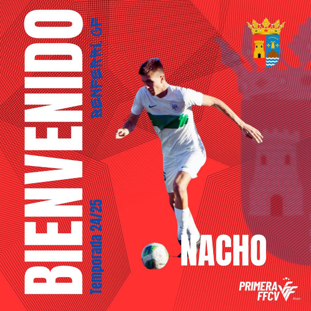 💙Nacho y Benferri CF juntos para la temporada 24/25❤️

El defensor zurdo, Nacho Vozmediano procedente del Catral-Castrum CF se suma al engranaje defensivo del equipo. Bienvenido!

#VamosBenferri
#canteraorihuelabenferri