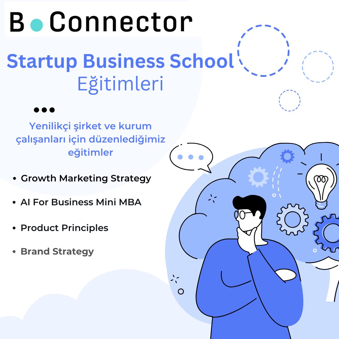 B_ConnectorCo's tweet photo. 🚀 Yeni eğitim programlarımızla tanışın! 📷 Yenilikçi şirketler ve kurum çalışanları için özel olarak tasarladığımız eğitim programlarımızla karşınızdayız. Hedefimiz, profesyonellerin "startup gibi düşünmelerini" sağlayarak kurumsal inovasyonu en üst düzeye çıkarmak. 📷 https://t.co/Lieiiudlb1