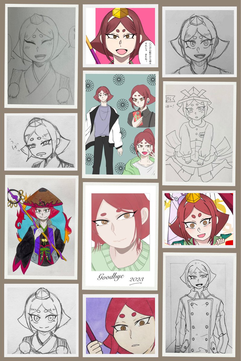 #8月28日はカルラの日
今年描いたカルラの絵をまとめてみました！
とはいえ一部ですが！
一面カルラ祭りでにっこりです！☺️✨