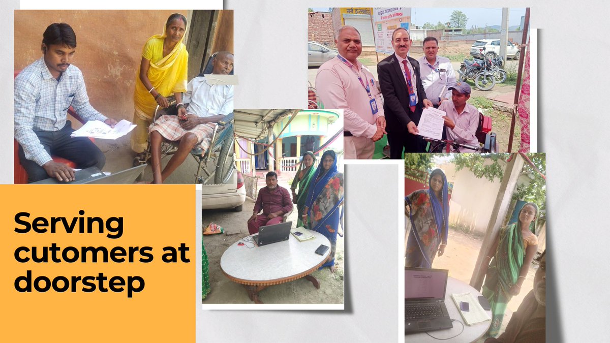 **Serving cutomer at doorstep**
CSP on a national mission: Serving physically challenged customer &amp; women at doorstep.
#10YearsofJanDhan
 
#PMJDY
 
#FinancialInclusion
 
#SBI
 
<a href="/narendramodi/">Narendra Modi</a>