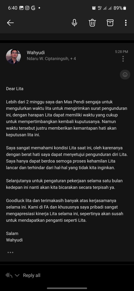 ppitalokaaa's tweet image. Hampir setahun jadi IRT. Banyak doa &amp;amp; air mata untuk ambil keputusan berat ini.

Titip disini ya, untuk jadi kenangan manis kalau aku pernah punya atasan &amp;amp; rekan kerja di tempat kerja yang luar biasa ❤️🐼 #wwfid #financeofficer