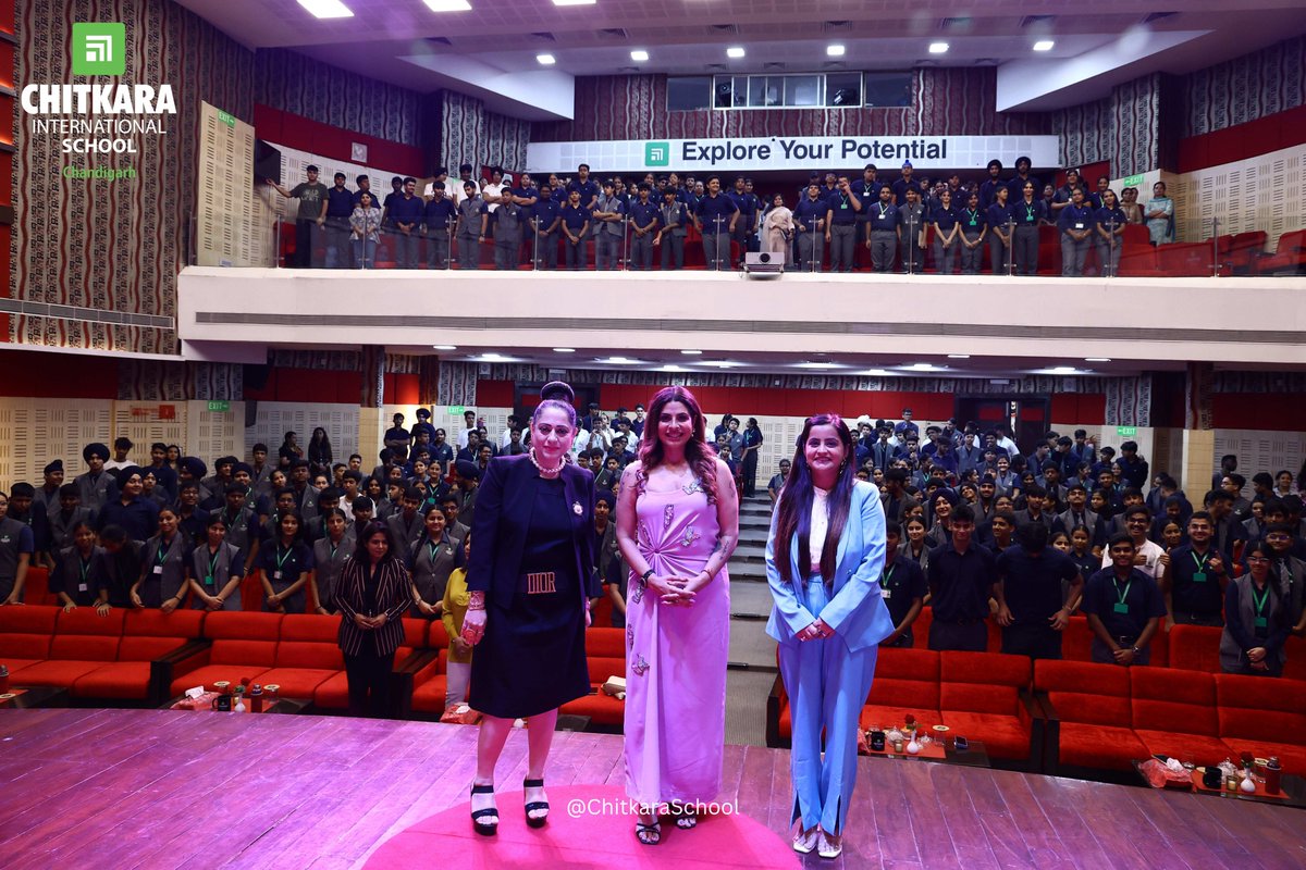 chitkara_school's tweet photo. "Empowering minds, Tannaz Irani decodes life’s algorithm in “Unsubscribing the Drama &amp; Decoding Life’s Algorithm with a Magic Pill on Living” Session at Chitkara International School’s “Change the Game 2.0"

-
#CIS #CTG #Changethegame #session #decodinglife https://t.co/1dEojYqIQo