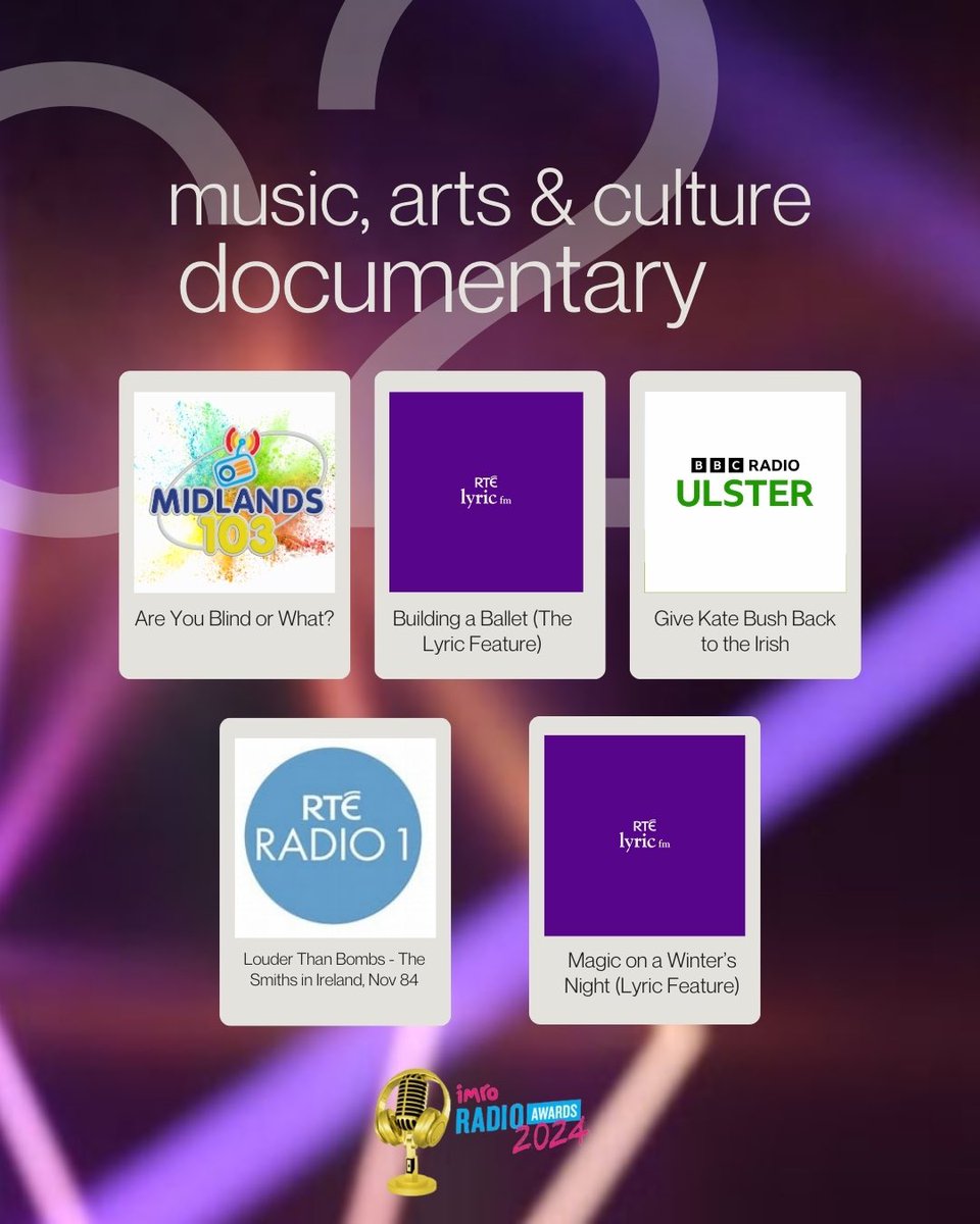 JoMarsden (@joannarmarsden) on Twitter photo Pinching myself! Means a lot to be shortlisted for my <a href="/RTElyricfm/">RTÉ lyric fm</a> Feature documentary ‘Building A Ballet’. Loved telling the story of the women behind this forgotten Dublin ballet company.
Thks everyone involved <a href="/CNaM_ie/">Coimisiún na Meán</a> <a href="/LyricFeature/">Eoin O Kelly</a> <a href="/tinpot_tweets/">Tinpot Productions</a> <a href="/IMRORadioAwards/">IMRO Radio Awards</a> #IMRO24 Pinching myself! Means a lot to be shortlisted for my <a href="/RTElyricfm/">RTÉ lyric fm</a> Feature documentary ‘Building A Ballet’. Loved telling the story of the women behind this forgotten Dublin ballet company.
Thks everyone involved <a href="/CNaM_ie/">Coimisiún na Meán</a> <a href="/LyricFeature/">Eoin O Kelly</a> <a href="/tinpot_tweets/">Tinpot Productions</a> <a href="/IMRORadioAwards/">IMRO Radio Awards</a> #IMRO24
