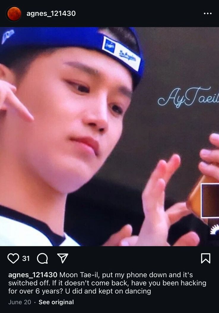 chansolo23's tweet image. Moon taeil what kind of man you are??