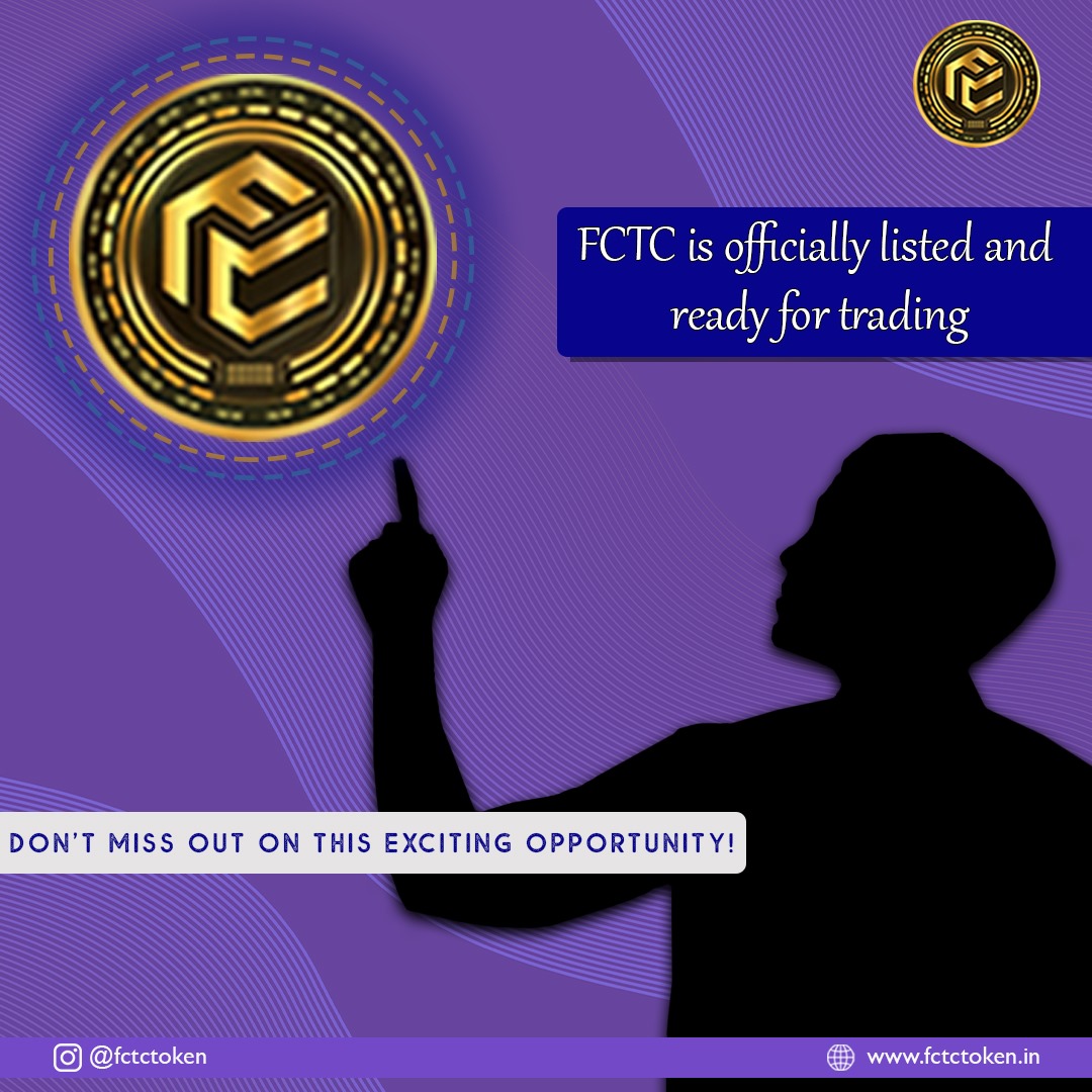 FctcToken's tweet image. Maximize your crypto potential with FCTC—effortless trading on a trusted blockchain platform. 🔗📈 #Cryptocurrency #BlockchainTrading #FCTC