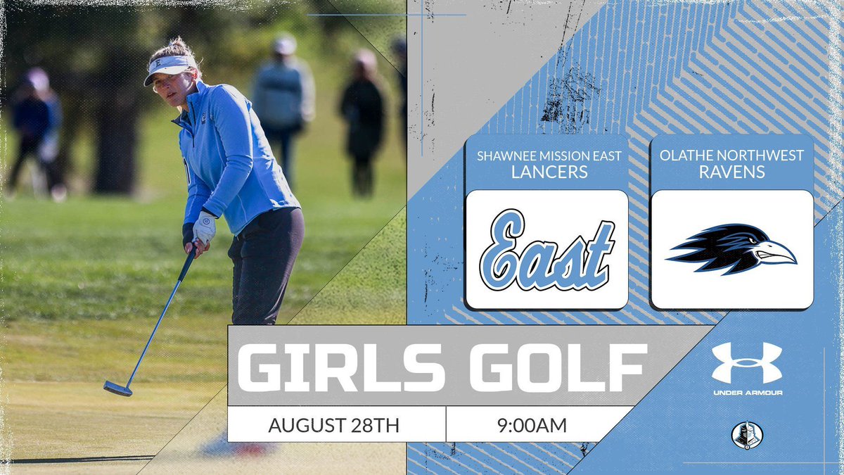 It's a #LancerNation Varsity Girls Golf DUAL DAY! The Lancers tee off at 9:00am at Falcon Ridge vs. the Olathe Northwest Ravens. Good Luck Lancers! @SMEGirlsGolf