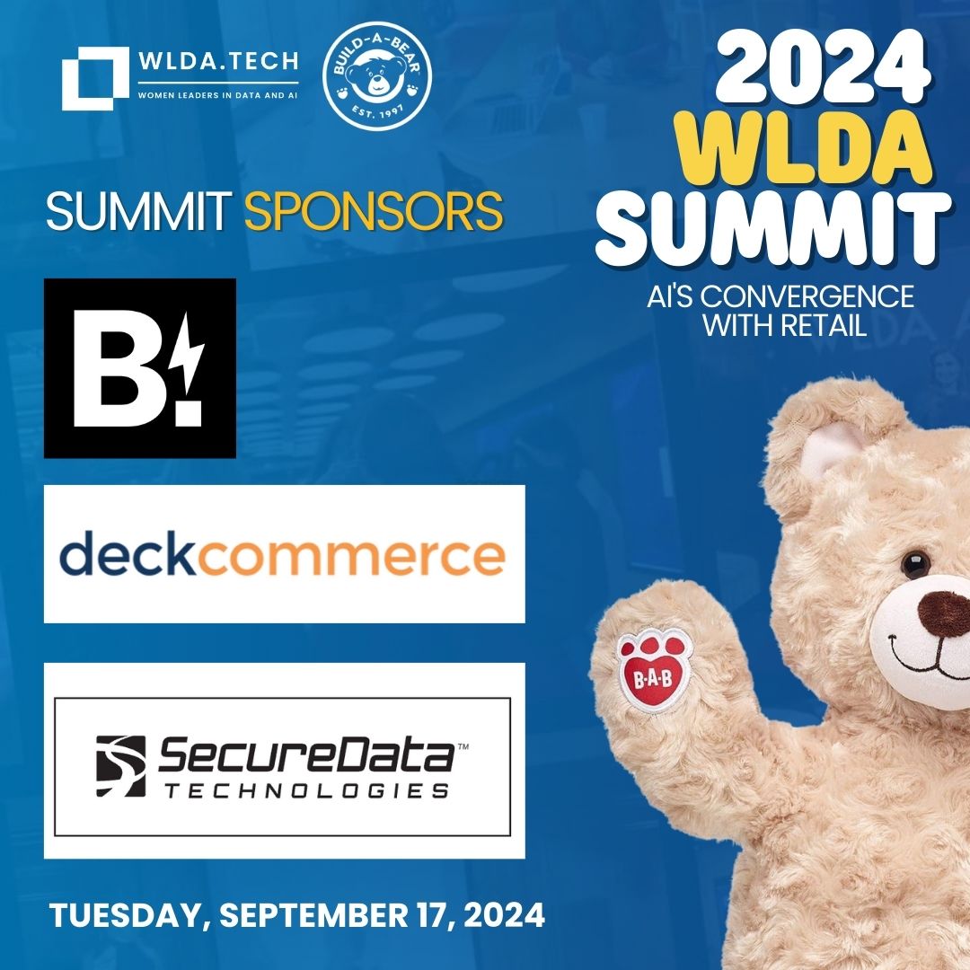 🚀 We couldn’t make this event possible without our incredible sponsors, Deck Commerce, Secure Data Technologies, and Brainstorm Technologies. Join us on Sept 17 for a day of AI innovation:
ow.ly/MBOI50T80eU

#2024WLDAxBAB #2024WLDAxBuildaBear