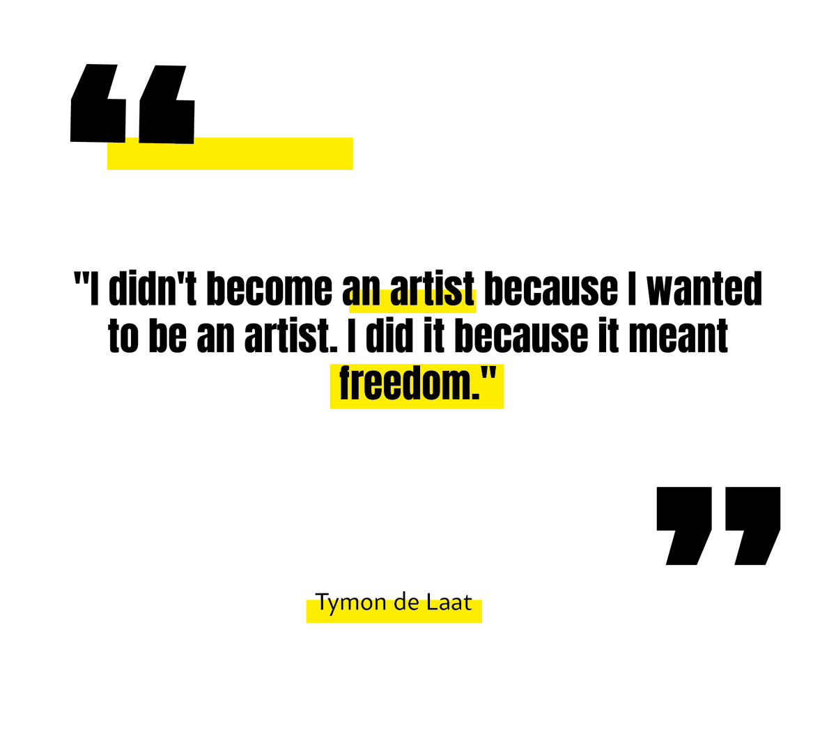 ''I didn't become an artist because i wanted to be an artist. I did it because it meant freedom.''
-Tymon de Laat

@tymondelaat
@rotterdamartmuseum

#tymondelaat #visualartist #streetart #rotterdamstreetartmuseum #rotterdam #netherlands