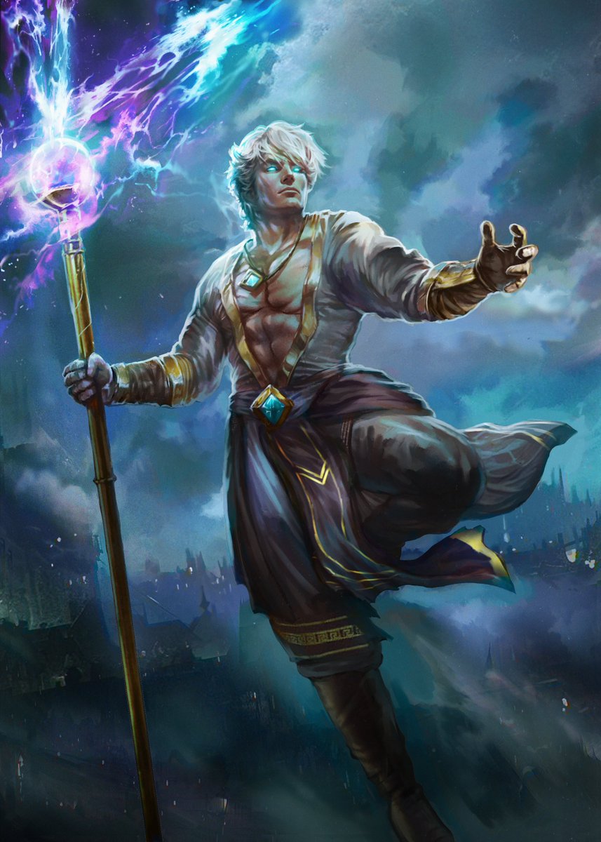 Have a look at the magician Nez. He can unleash unlimited power with his scepter. Would you not like to play this character one day and experience his power? #TCG #TradingCards #magical月世界日記 #MobileGaming