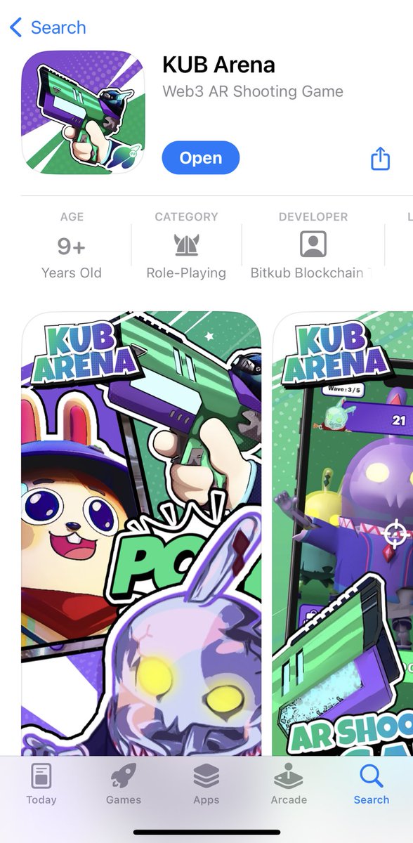 ShuGaBuddy's tweet image. Kub Arena 🔫 จาก #Bitkubchain
#เกม AR Shooting  🔥ยิงซอมบี้
คล้าย ๆ กับเกมโปเกม่อนโกที่ฮิตกันทั่วบ้านทั่วเมืองลง Store แล้ว 👀 

ตัวเกมจะเป็นการ ยิงลูกกระจ๊อกเก็บไอเทมไว้เพื่อทำเควสยิงบอสตามสถานที่ต่างๆ ใครที่ได้ยิงบอสตุยคะแนนมากสุดก็รับ #Airdrop รางวัลไป ลองเล่นแล้วสนุกอยู่นะ👾