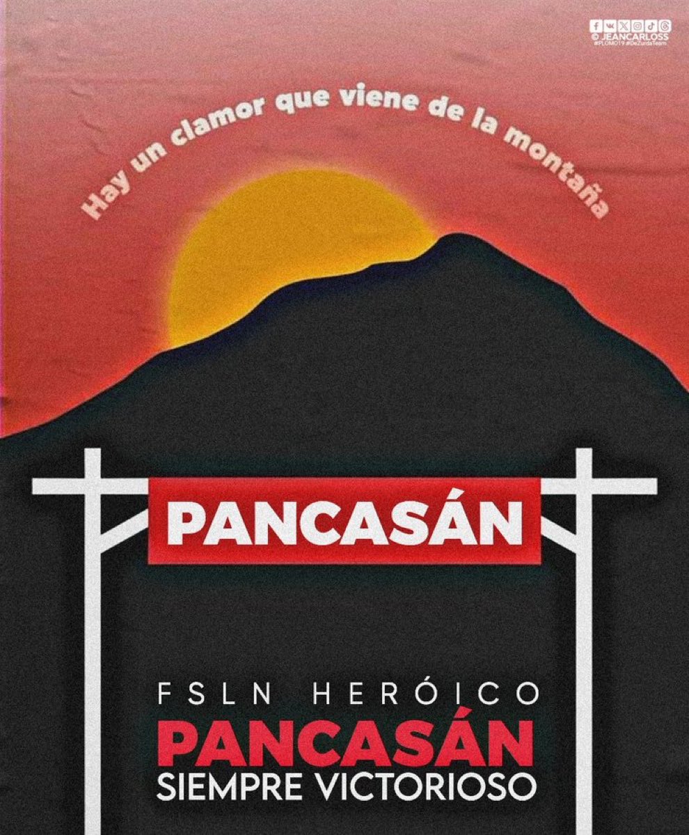 Honor y gloria a nuestros héroe y mártires. Nuestra admiración, respeto y compromiso por su ejemplo inquebrantable de luchar y vencer. #4519LaPatriaLaRevolución #ManaguaSandinista