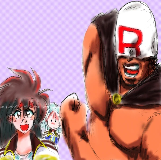 #これを見た人は黙っておっさんの絵を貼る 