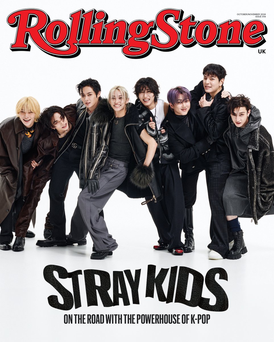 billboardskz's tweet photo. 🇬🇧 #StrayKids (@Stray_Kids) becomes the first and only Asian personality in history to feature on the cover of Rolling Stone UK (@RollingStoneUK). https://t.co/XeIqO9xek2