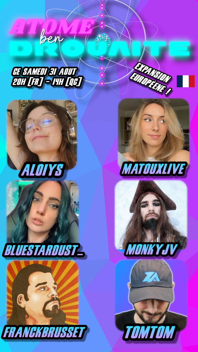 Ce samedi ⚛️🧬👀 …