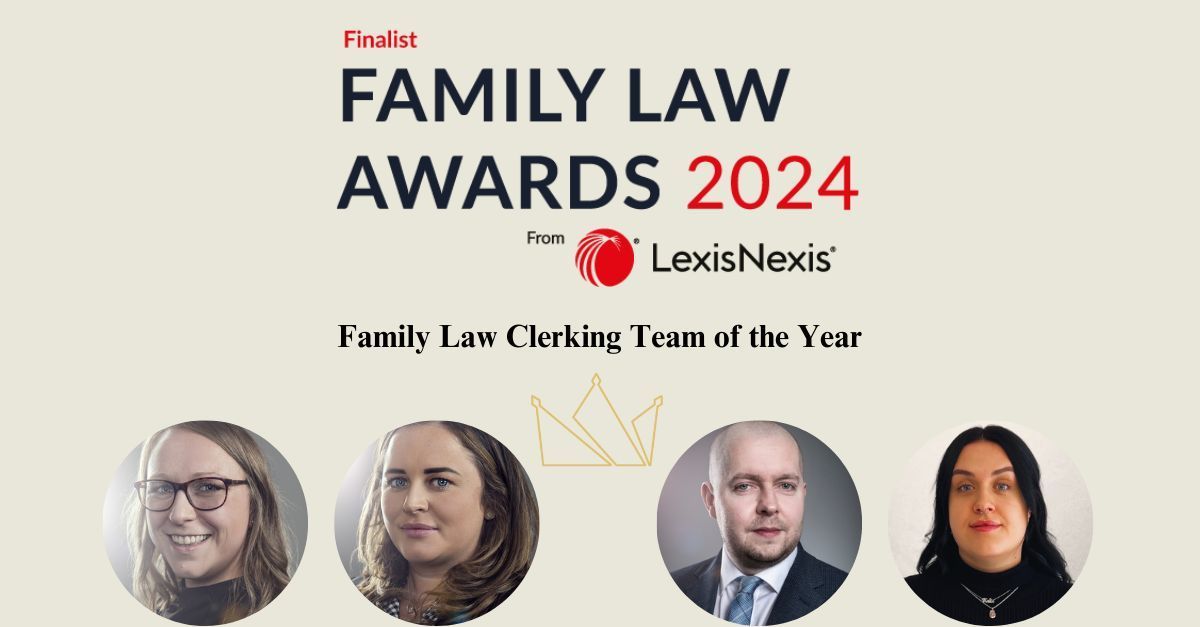 CrownChambers's tweet photo. Our Clerks are finalists at the LexisNexis Family Law Awards 2024 for Family Law Clerking Team of the Year!

Our Clerks play an integral role in the success of our Family Law Team and we're thrilled their continued support and achievements have been recognised. #FLA2024 https://t.co/ksWqvZfwrS