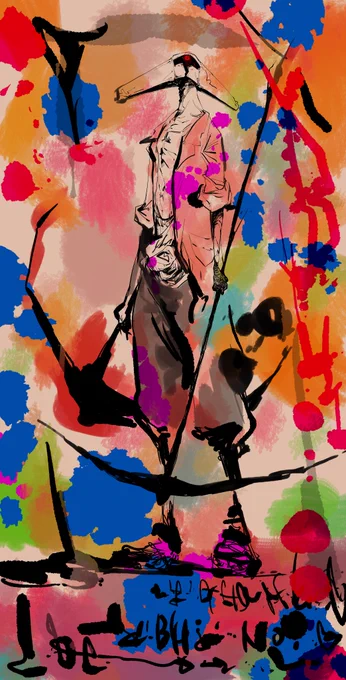 超絶寝過ぎてしもたので過去絵で描いたつもりになって夜勤行くじょー 