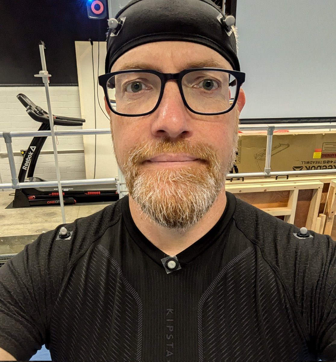 MattJCarre's tweet image. In the biomechanics lab today, as a participant for a change! #researchisfun @HIGShefUniMEC @SuperHannes @ClaireBrockett