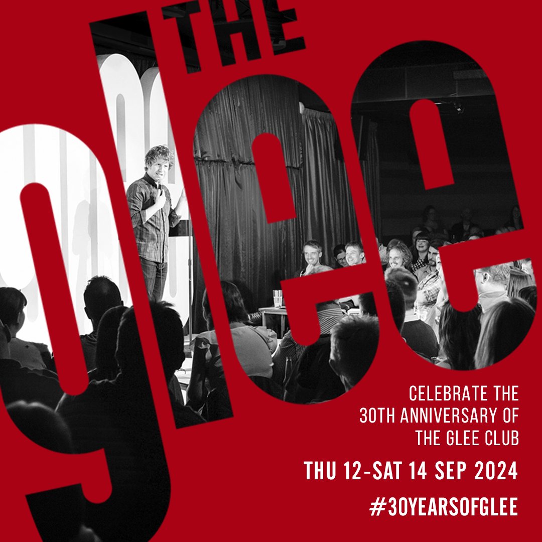 GleeClubBham's tweet photo. 30 YEARS OF GLEE 🎂

From 12th-14th Sep we'll be joined by @thedylanmoran, @DanHasAPodcast, @JoshPughComic, @LinzSantoro, @TheNickHelm, @shaziamirza1, &amp; secret special guests, to celebrate our 30th 🥳

In aid of @crisis_uk, @BWC_NHS &amp; @heartresearchuk!

🎟 https://t.co/Pl3s9PenUI https://t.co/VPJoyBNZtf