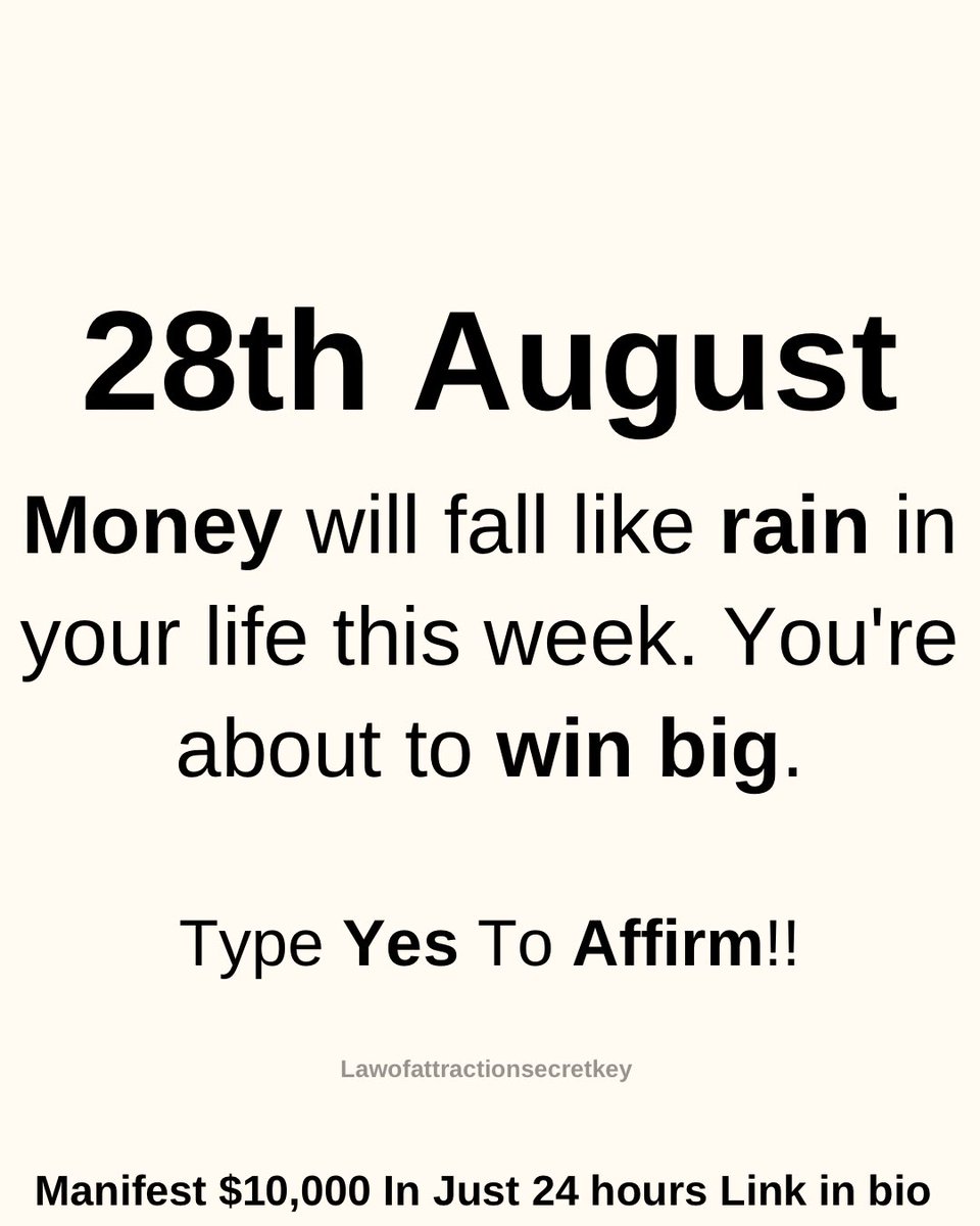 manifestpower4X's tweet image. Type Yes to Affirm!! 💫🍀