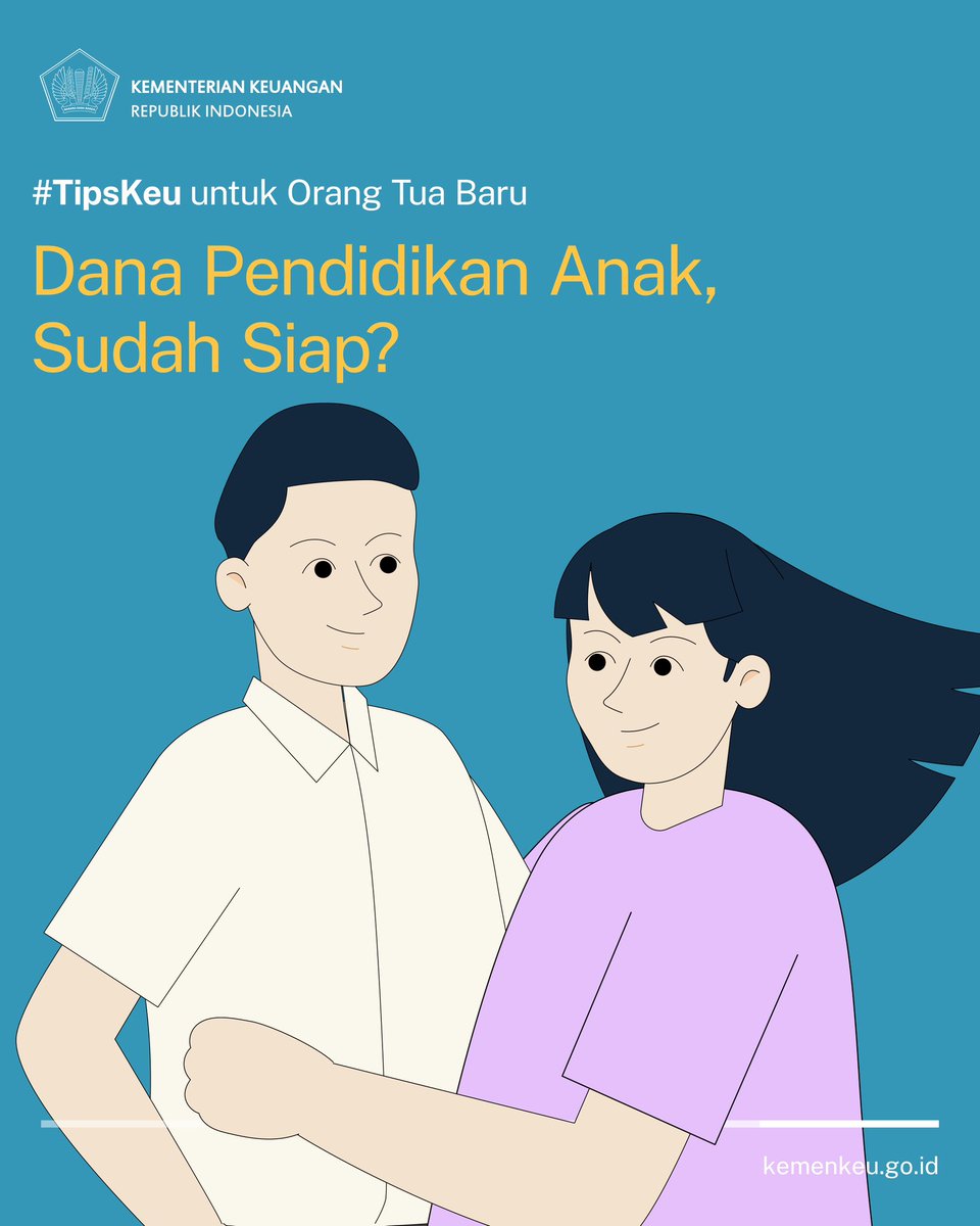 KemenkeuRI's tweet photo. Setiap orang tua pasti ingin masa depan yang cerah untuk anaknya.

Memberikan pendidikan yang berkualitas jadi salah satu cara. 🎓

Apakah Temankeu sudah menyiapkan dana pendidikan untuk anak?

Minkeu punya tips untukmu. 😉
#TipsKeu https://t.co/EXiBm12S82