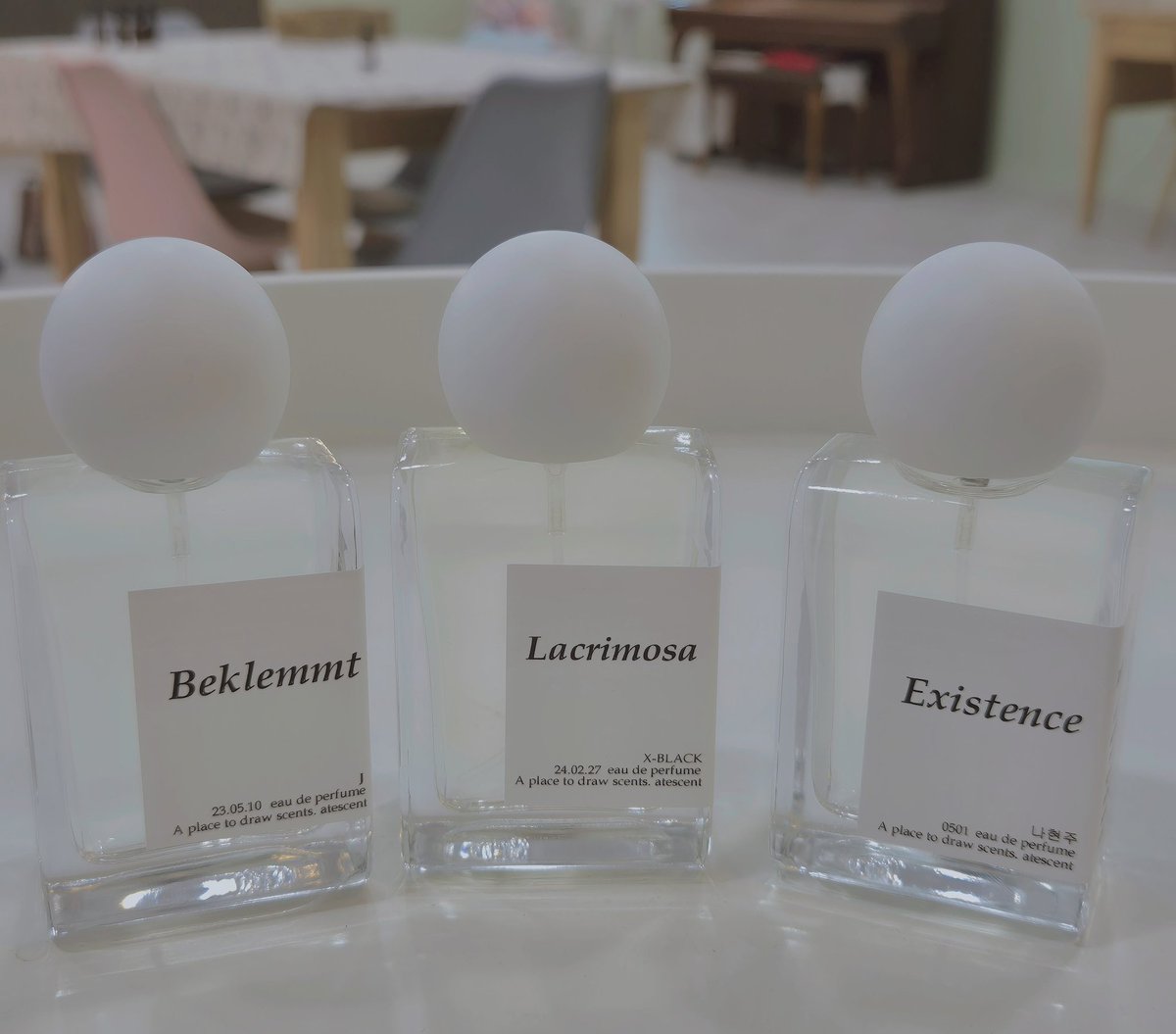 _atescent's tweet image. #대구향수공방

대구에서 자캐, 앤캐, 1차, 2차, 2D, 2.5D 
향수를 직접 제작하실 수 있는 공방이에요.

오늘은 세 분이 방문해 주셨어요♡ 
너무 유쾌하고 재밌었던 수업이었어요. 
방문해주셔서 감사합니다☺️