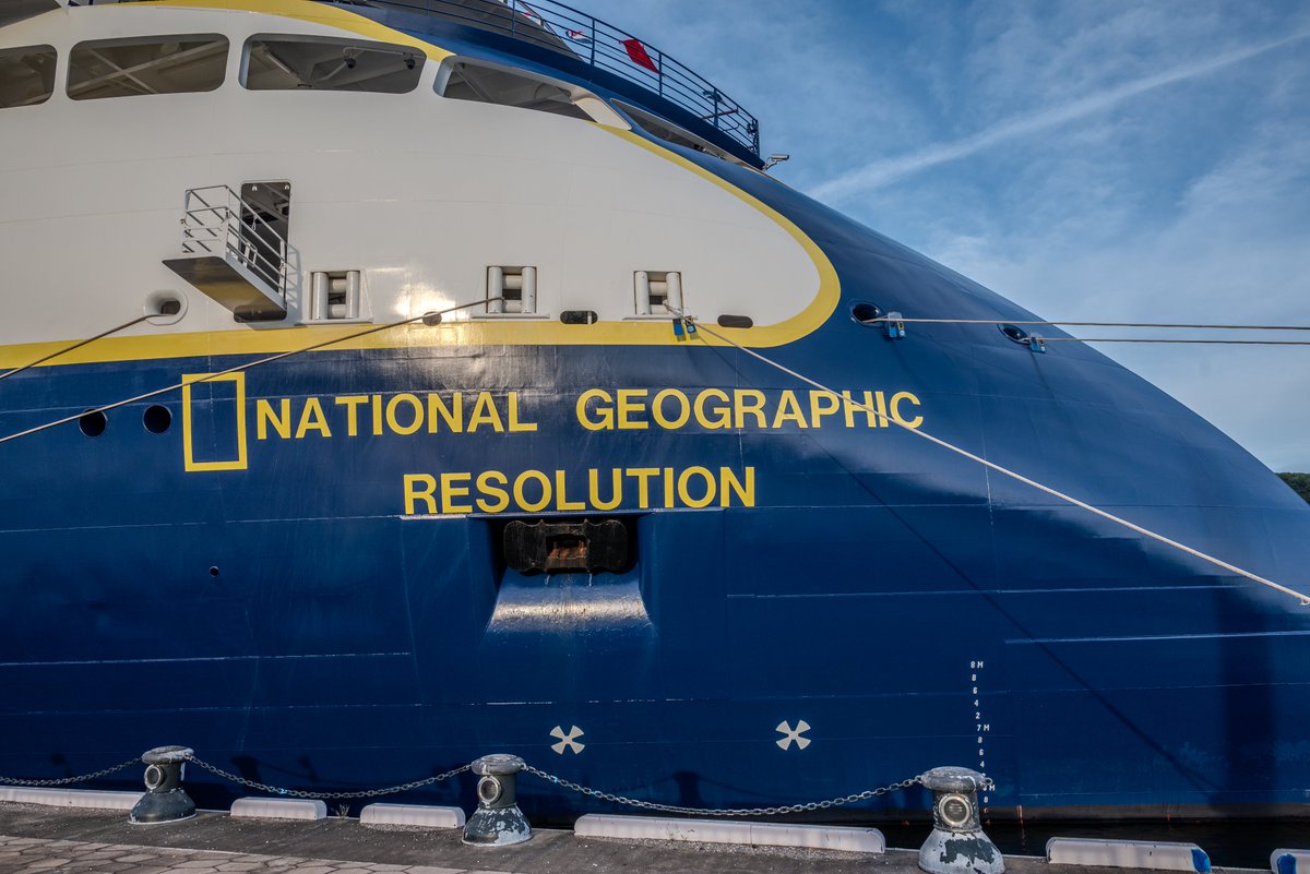 MitchyP's tweet photo. 2024.-8.28撮影
National Geographic Resolution
小振りでしたが、オシャレで珍しい形の客船でした😉
#NationalGeographicResolution
#室蘭市
#フェリー埠頭
#national 
#北海道 https://t.co/kZepxLRGqk