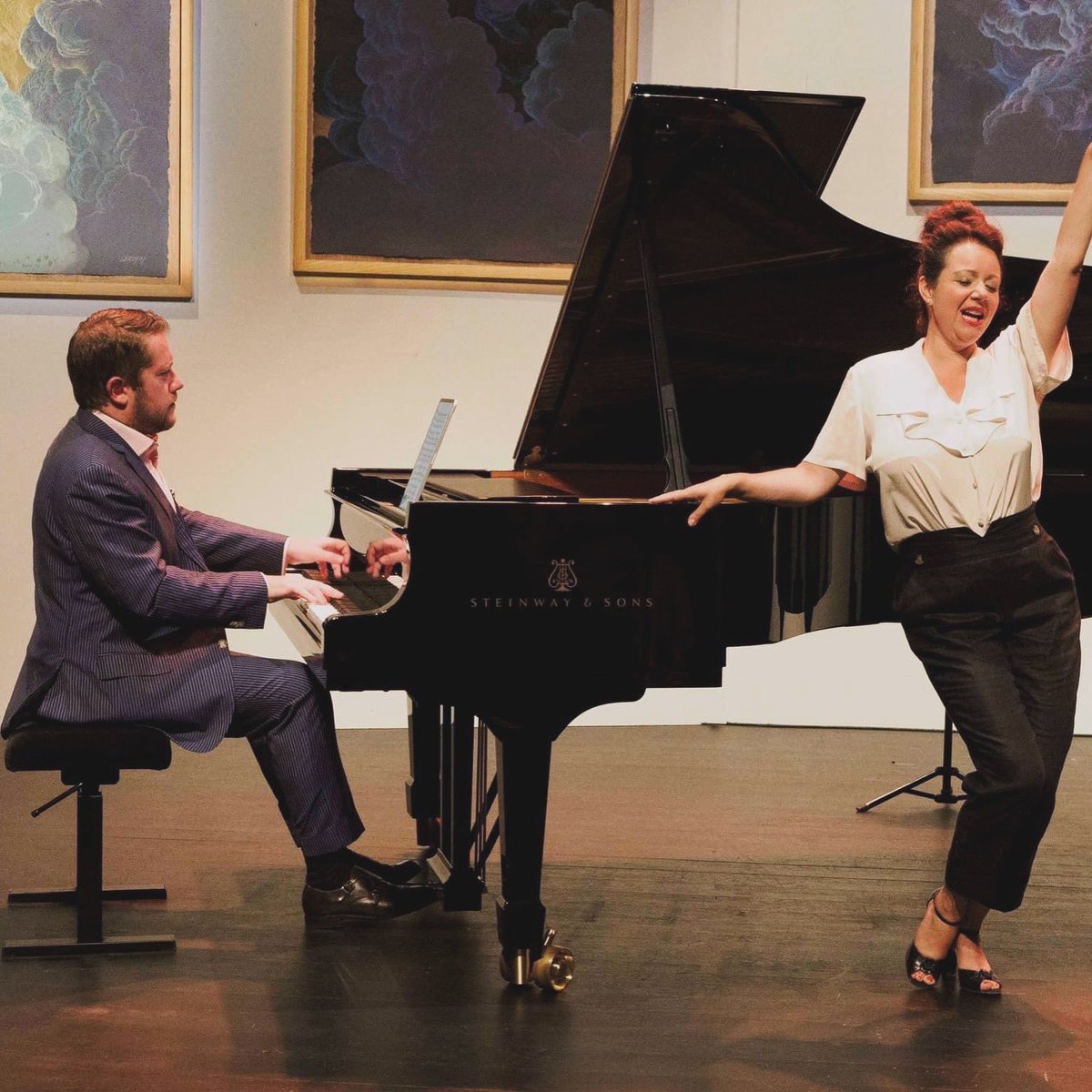 pmontag's tweet photo. Un grand moment de partage avec le public du Festival de Wissembourg hier soir avec l’unique Agathe Trébucq dans notre « Cabaret Classique » 🕺💃 https://t.co/uha62qbMlr