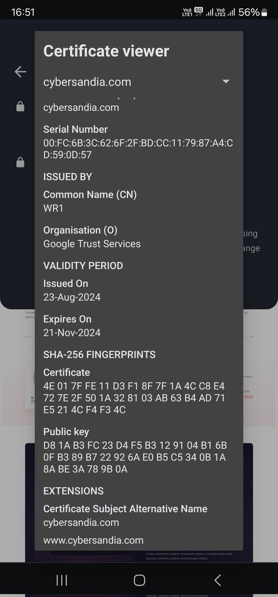 BmaxBull's tweet image. @TrishneetArora @VijayKedia1 
Hi trishneet. Why is Cybersandia&apos;s landing page is just a picture which cant be navigated through. Nothing gets clicked. Captions dont work.
And the certificate of registration is just now when u acquired it. (23-aug) strange! #tacsecurity