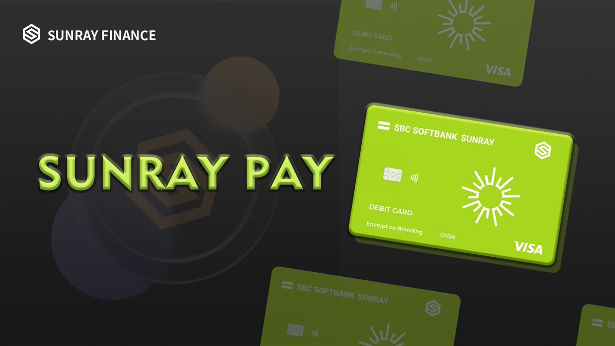 🏦Happy to announce to users worldwide

💳Sunray Pay is officially launched! 

☀️Now officially launched globally, whether it is personal payment or corporate settlement, Sunray Pay will become your trustworthy global payment partner

🌈We're redefining how to pay

🏦🏦🏦🌅🌅🌅