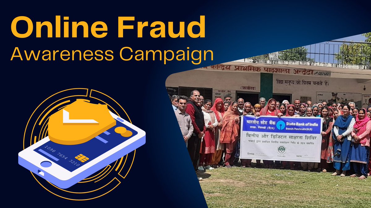 **Online Fraud Awareness Campaign**
Jan Suraksha Campaign participation by empowered women at backdrop of PMJDY accounts
#10YearsofJanDhan
 
#PMJDY
 
#FinancialInclusion
 
#SBI
 
<a href="/narendramodi/">Narendra Modi</a>