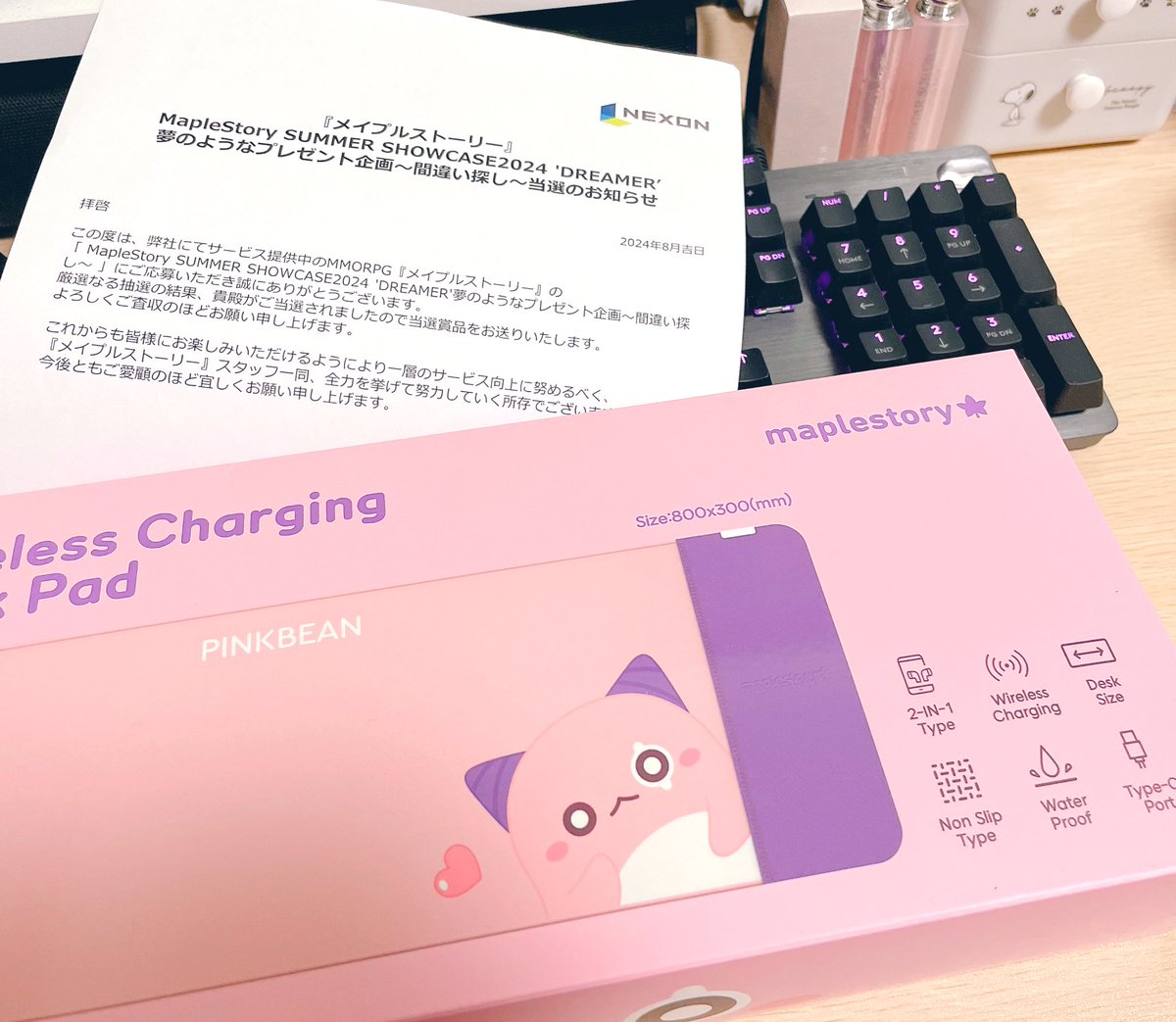 Reinxxx_'s tweet photo. 間違い探し頑張ってよかった🧚🏻♀️
ゲーム内の間違い探しミニゲームもまた復活しますよーに👏🏻🩷
#MAPLEDREAMER
#メイプルストーリー https://t.co/t4EtyKXVot