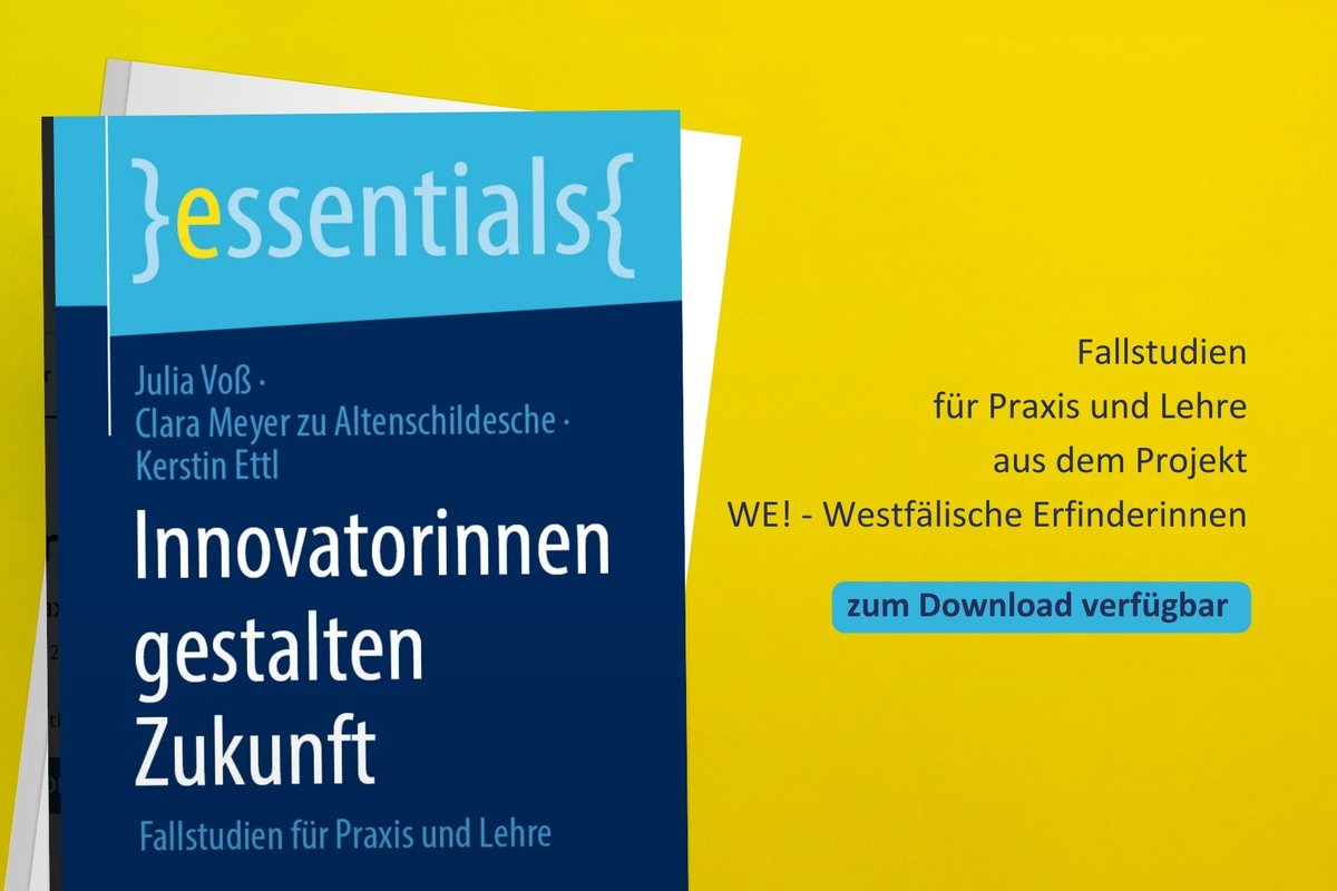 ❕Spannend ❕Das IFiF-Projekt WE! – Westfälische Erfinderinnen hat eine Fallstudiensammlung  herausgegeben, die neue Perspektiven auf Innovationen und Innovatorinnen  eröffnet. Mehr Infos dazu:
innovative-frauen-im-fokus.de/news/we-fallst…