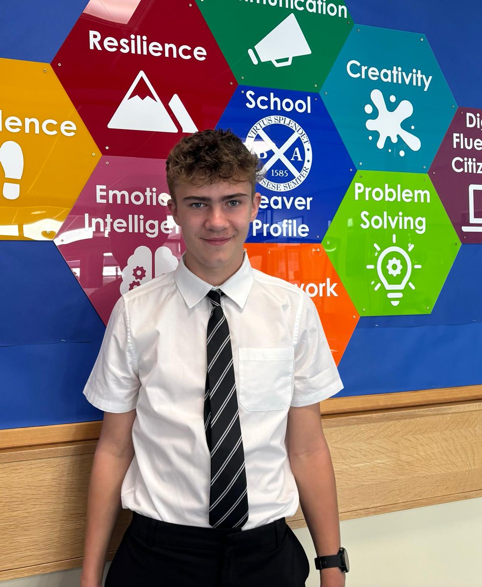 Josh in S5 has had a busy time successfully completing his NPLQ Lifeguarding qualification during the summer holidays and also came 3rd in the Deveron Harriers Running Festival 10K race. #superstar <a href="/DeveronHarriers/">Deveron Harriers</a>